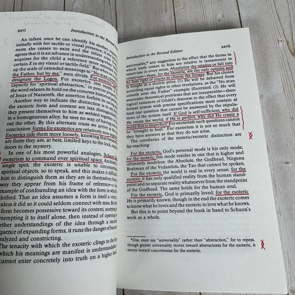 Transcendent Unity of Religions Schuon 1993 2nd Quest Edition Philosophy Quest